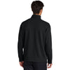 Mercer + Mettle Men's Deep Black Linear Texture 1/4-Zip