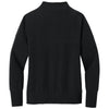 Mercer + Mettle Women's Deep Black Linear Texture 1/4-Zip