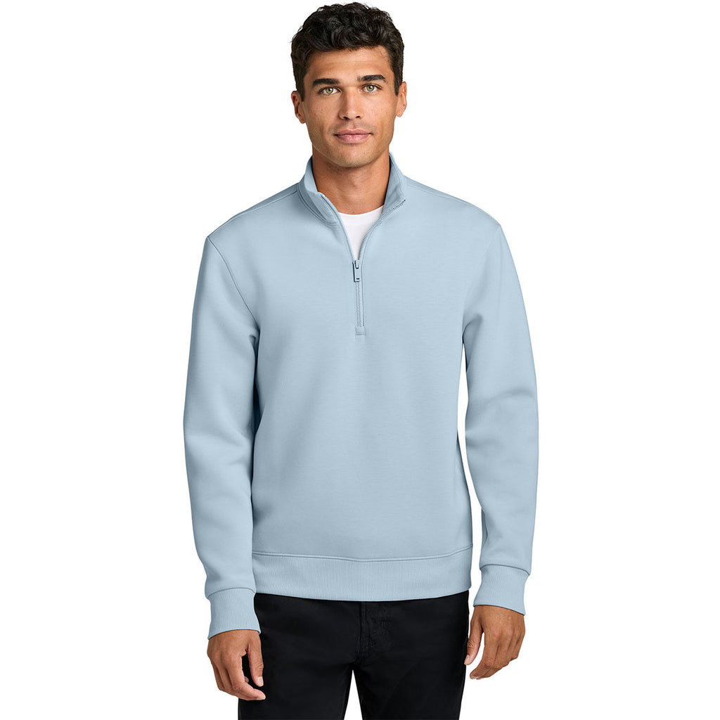 Mercer+Mettle Men's Celestial Blue Soft Spacer 1/4-Zip