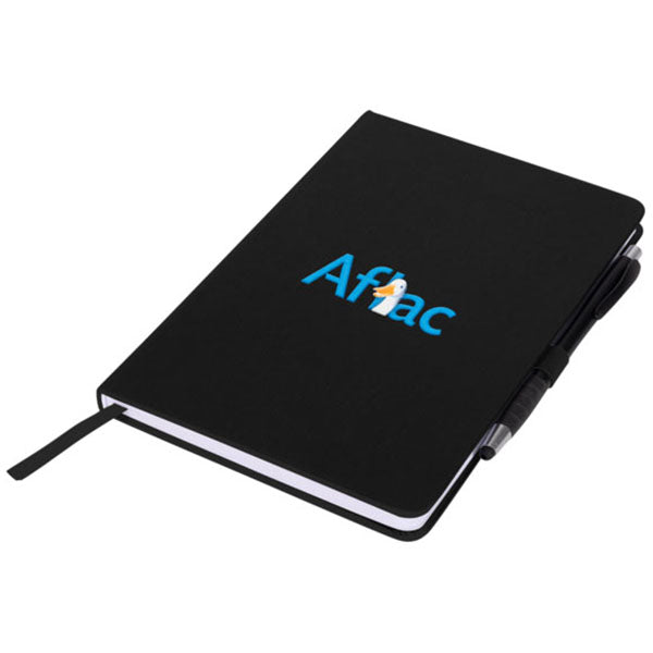SnugZ Black Neptune Notebook with Pen