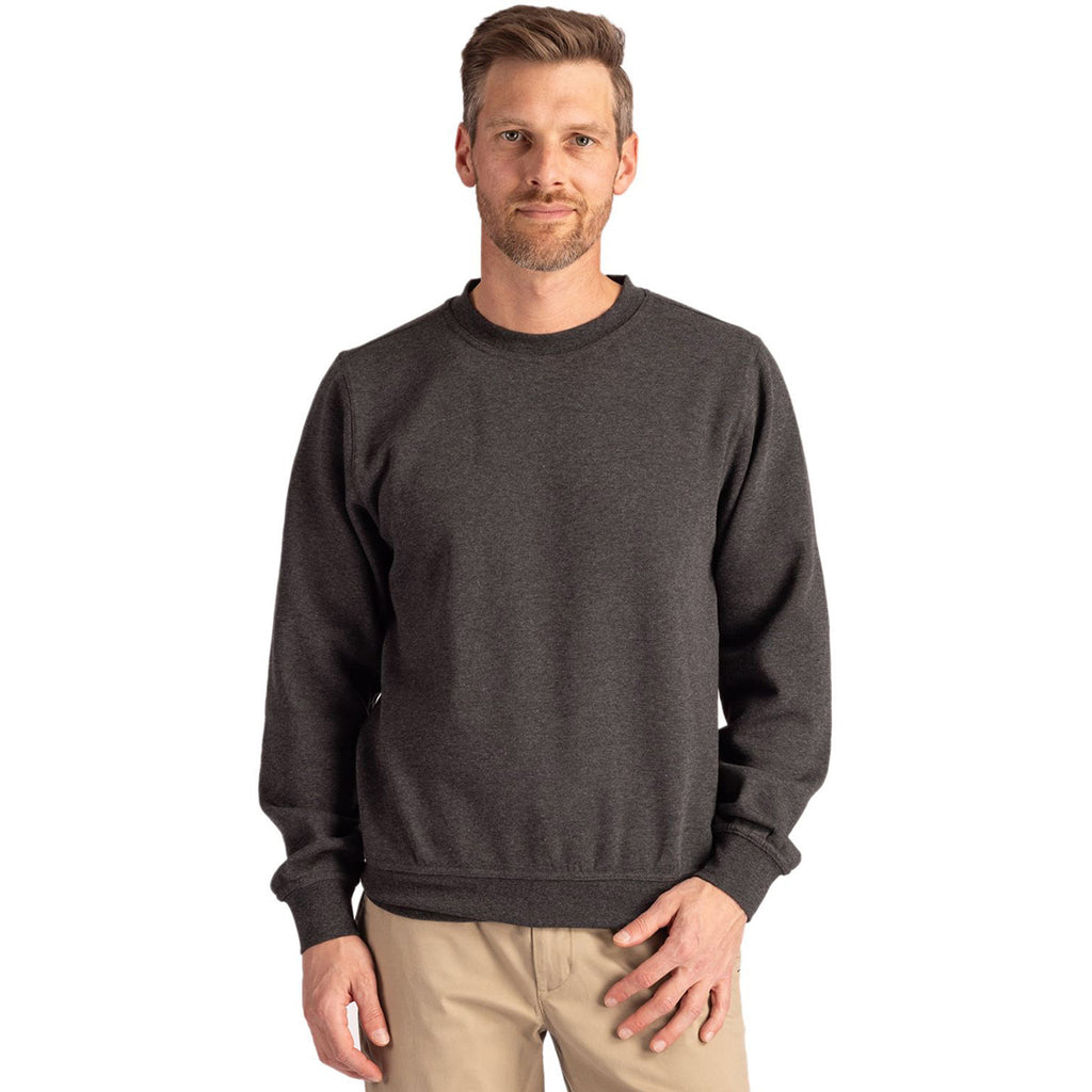 Clique Unisex Anthracite Melange Stockholm Crewneck Sweatshirt