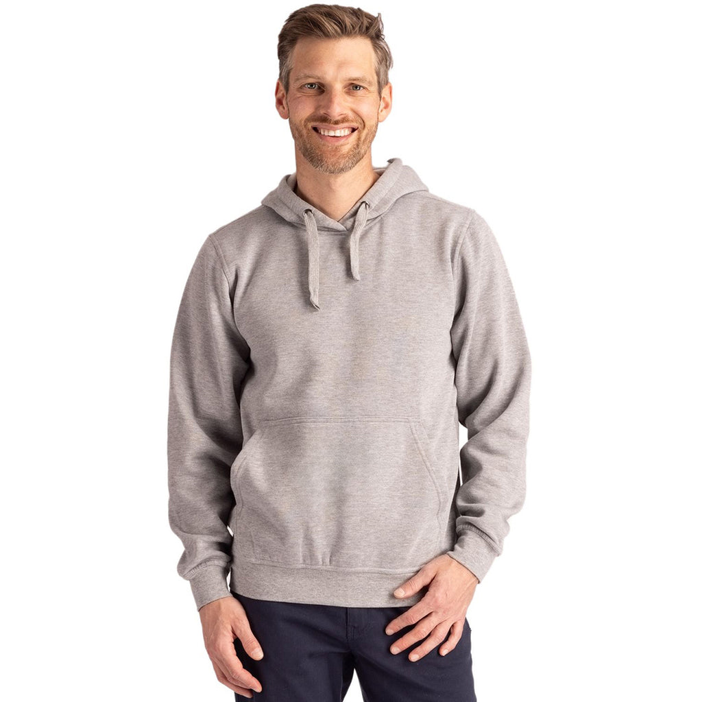 Clique Unisex Grey Melange Stockholm Pullover Hoodie