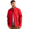 Clique Men's Red/Black Tempo Stretch Full Zip Softshell Jacket