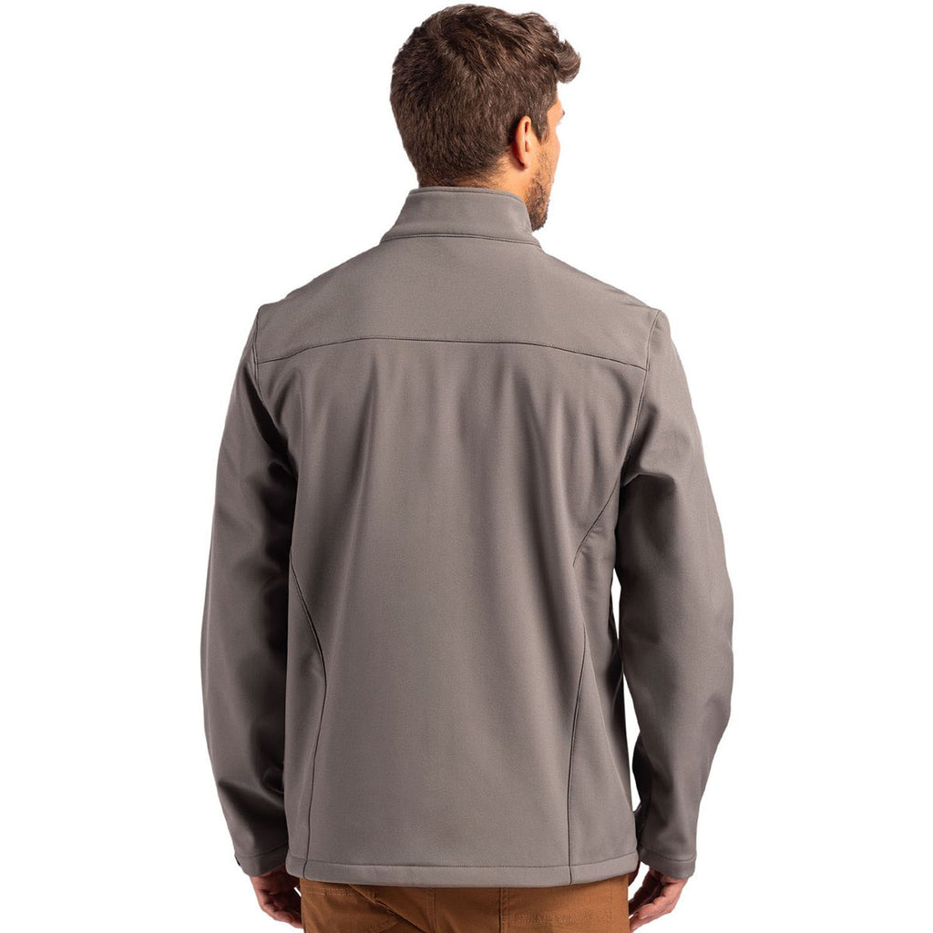 Clique Men's Pure Slate Tempest Waterproof Full Zip Softshell Jacket