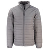 Clique Men's Pure Slate Elevation Eco Full Zip Puffer Jacket
