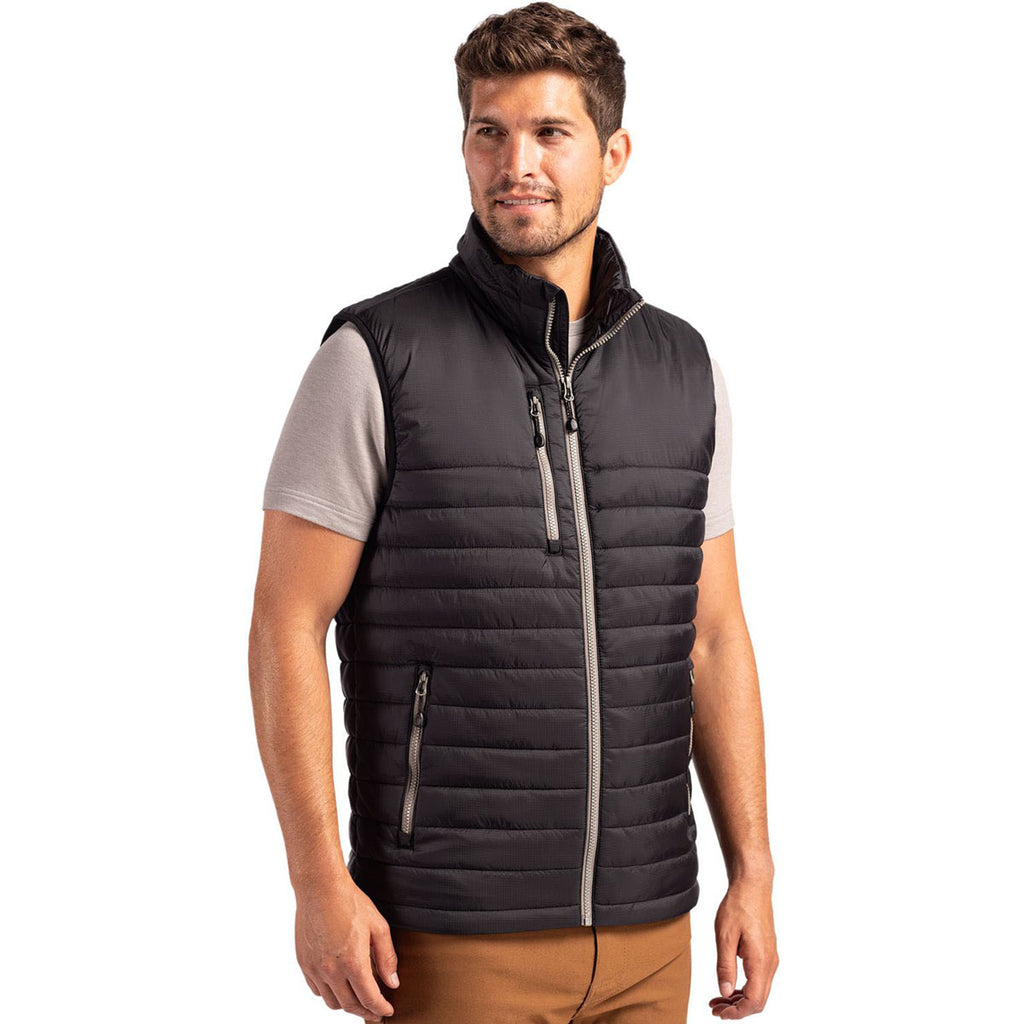 Clique Men's Black Valhalla Full Zip Puffer Vest