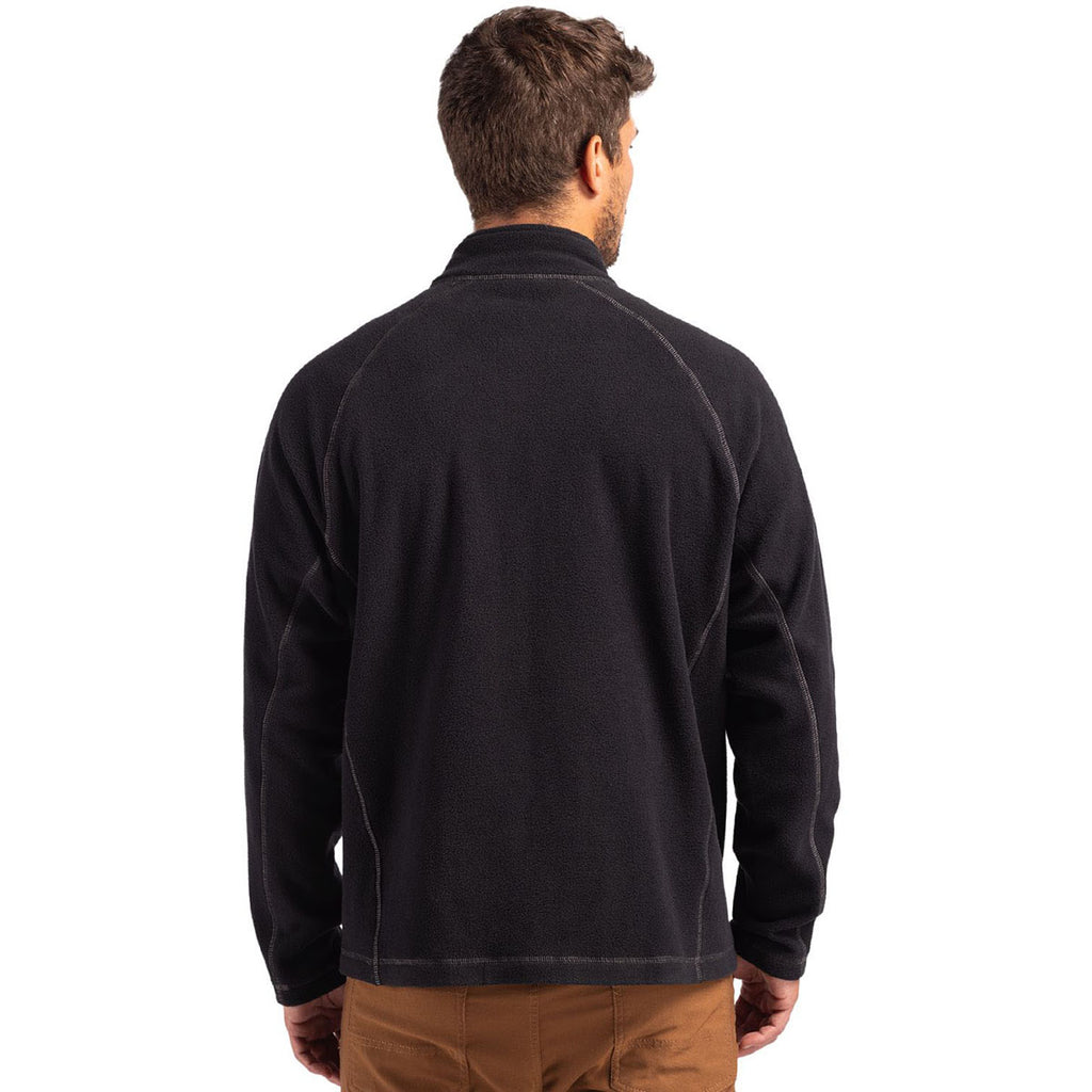 Clique Men's Black Powder Fleece Full Zip Jacket