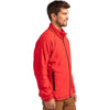 Clique Men's Red Powder Fleece Full Zip Jacket