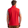 Clique Men's Red/Black Tempo Stretch Full Zip Softshell Vest