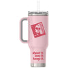 Thermos Sunset Pink 40oz Stainless Steel Cup Holder Mug