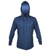 ANETIK Men's Navy Heathered Low Pro Tech Hooded T-Shirt