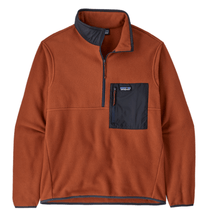 Patagonia Men's Burnished Red Microdini 1/2-Zip Fleece Pullover