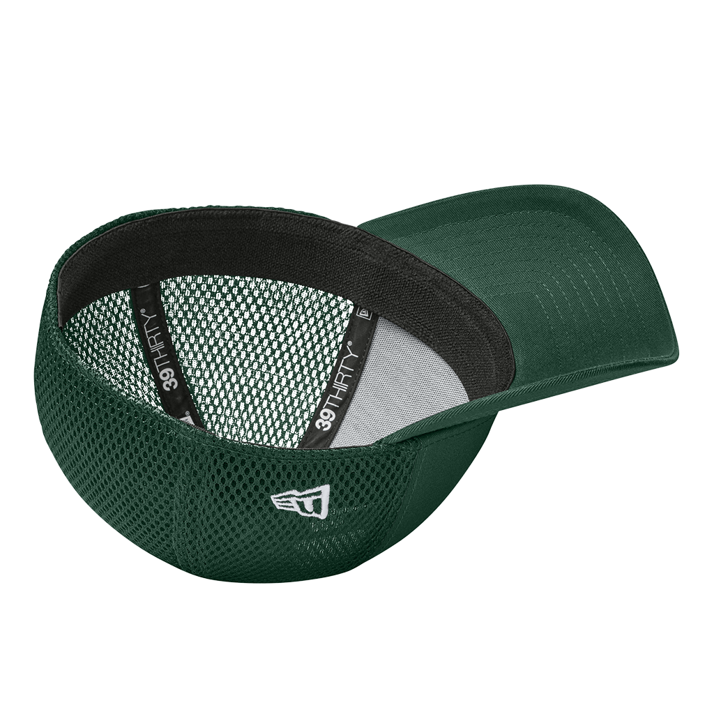New Era Flag Dark Green Stretch Mesh Cap