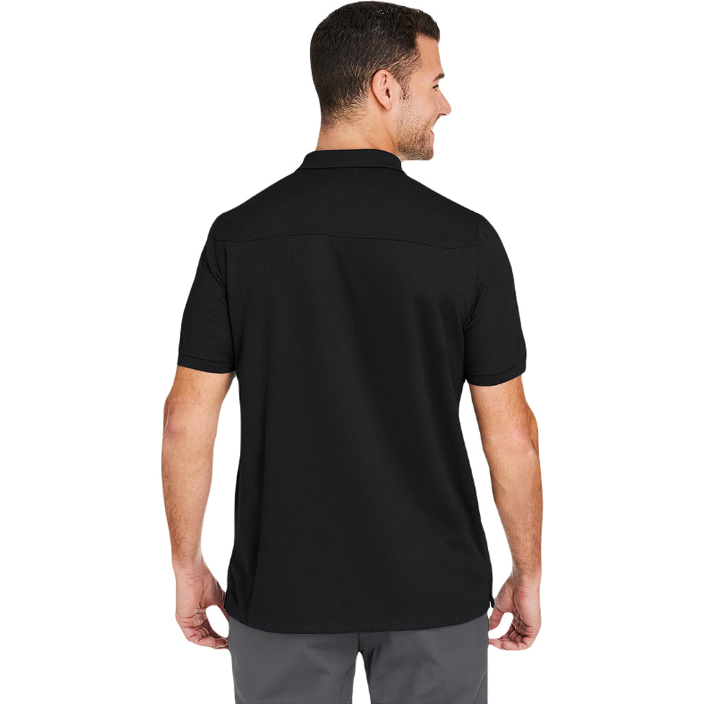 North End Men's Black Express Tech Performance Polo