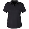 North End Women's Black Express Tech Performance Polo