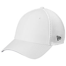 New Era White 39THIRTY Performance Stretch Mesh Cap