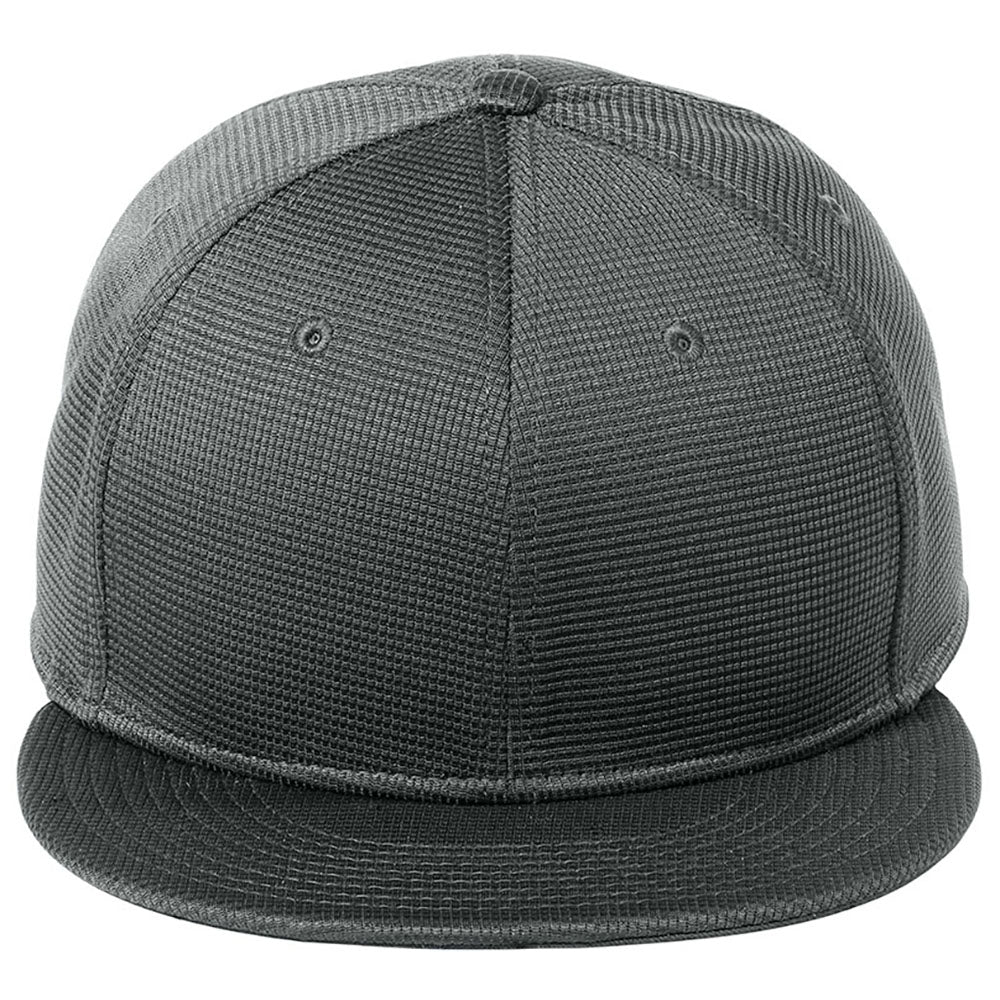 New Era Charcoal Pivot Flat Bill Snapback Cap