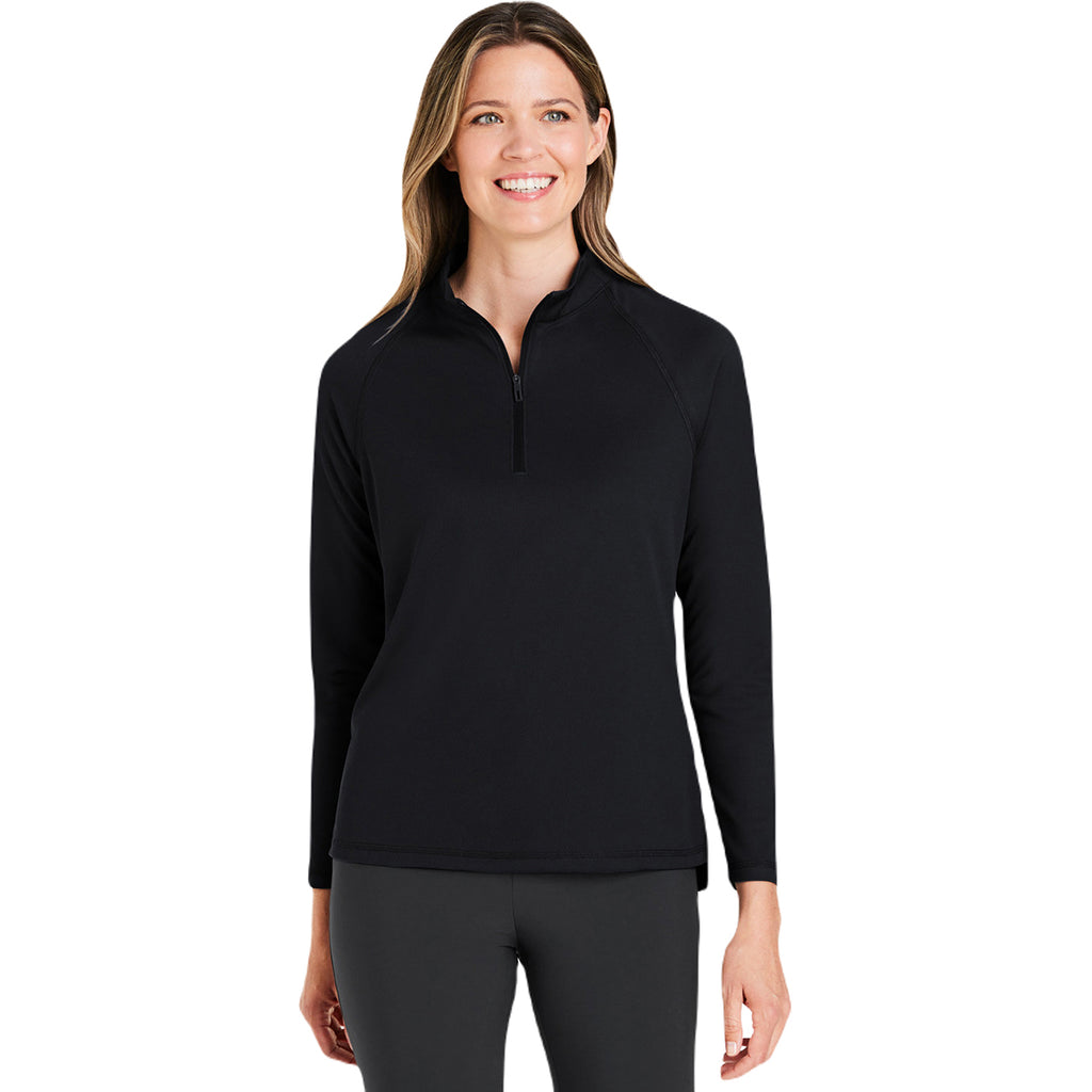 North End Women's Black Revive Coolcore Quarter Zip