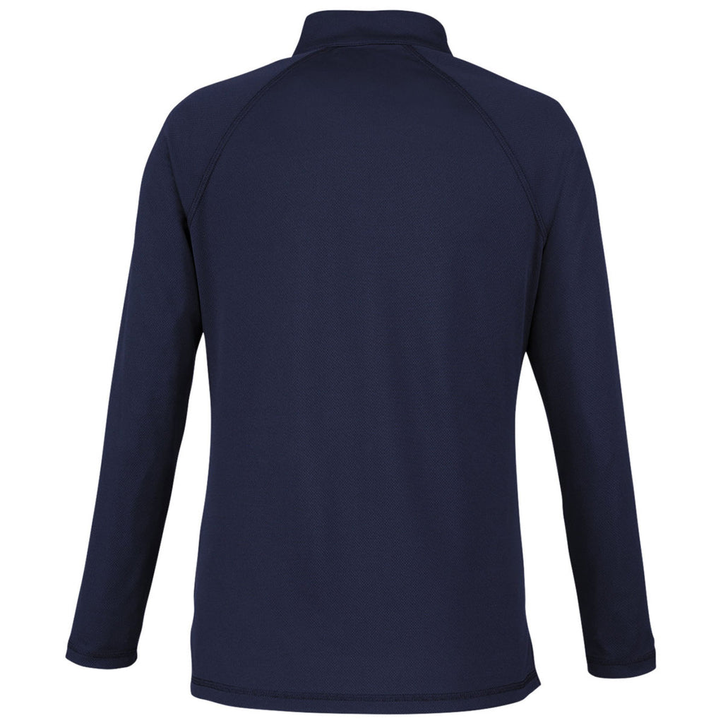 North End Women's Classic Navy Revive Coolcore Quarter Zip