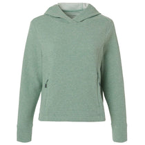 North End Women's Sage Green Heather Spirit Textured Hooded Pullover