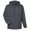 North End Men's Carbon/Black Aura Lightweight Packable Anorak