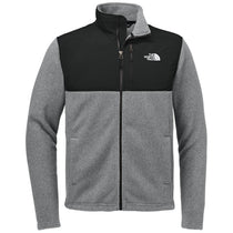 The North Face Men's TNF Medium Grey Heather/ TNF Black Highest Peak Full-Zip Fleece Jacket