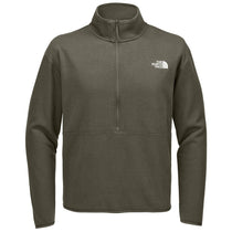 The North Face Men's New Taupe Green Double-Knit 1/2-Zip Fleece