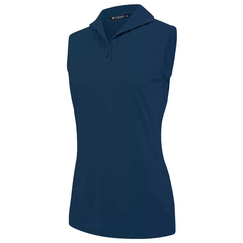 Levelwear Women's Navy Treasure Polo