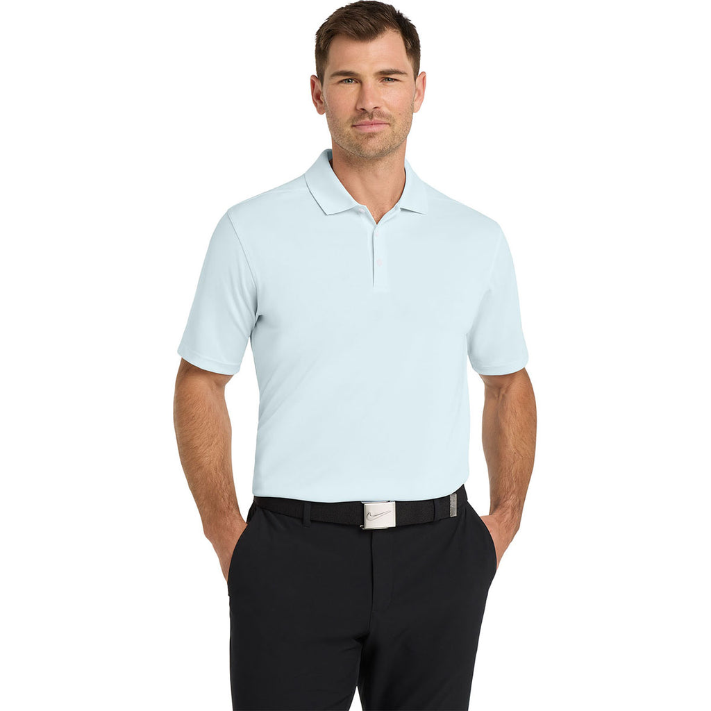 Nike Men's Blue Tint Dri-FIT Micro Pique 2.0 Polo