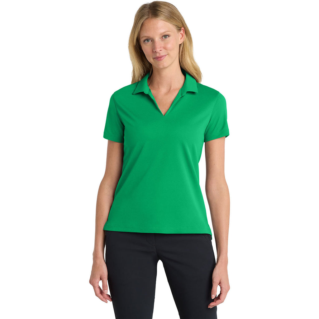Nike Women's Lucid Green Dri-FIT Micro Pique 2.0 Polo
