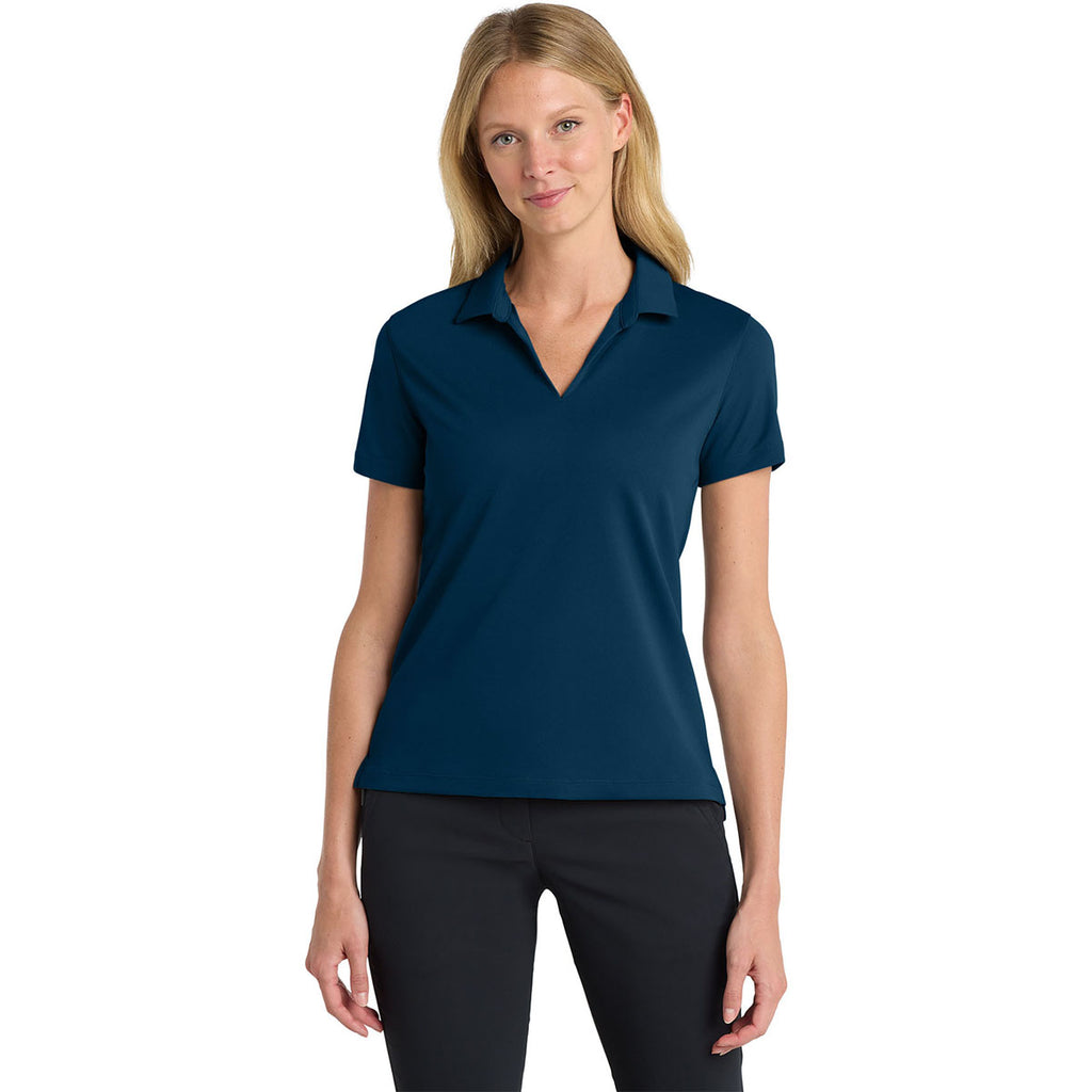 48-Hour Nike Women's Navy Dri-FIT Micro Pique 2.0 Polo