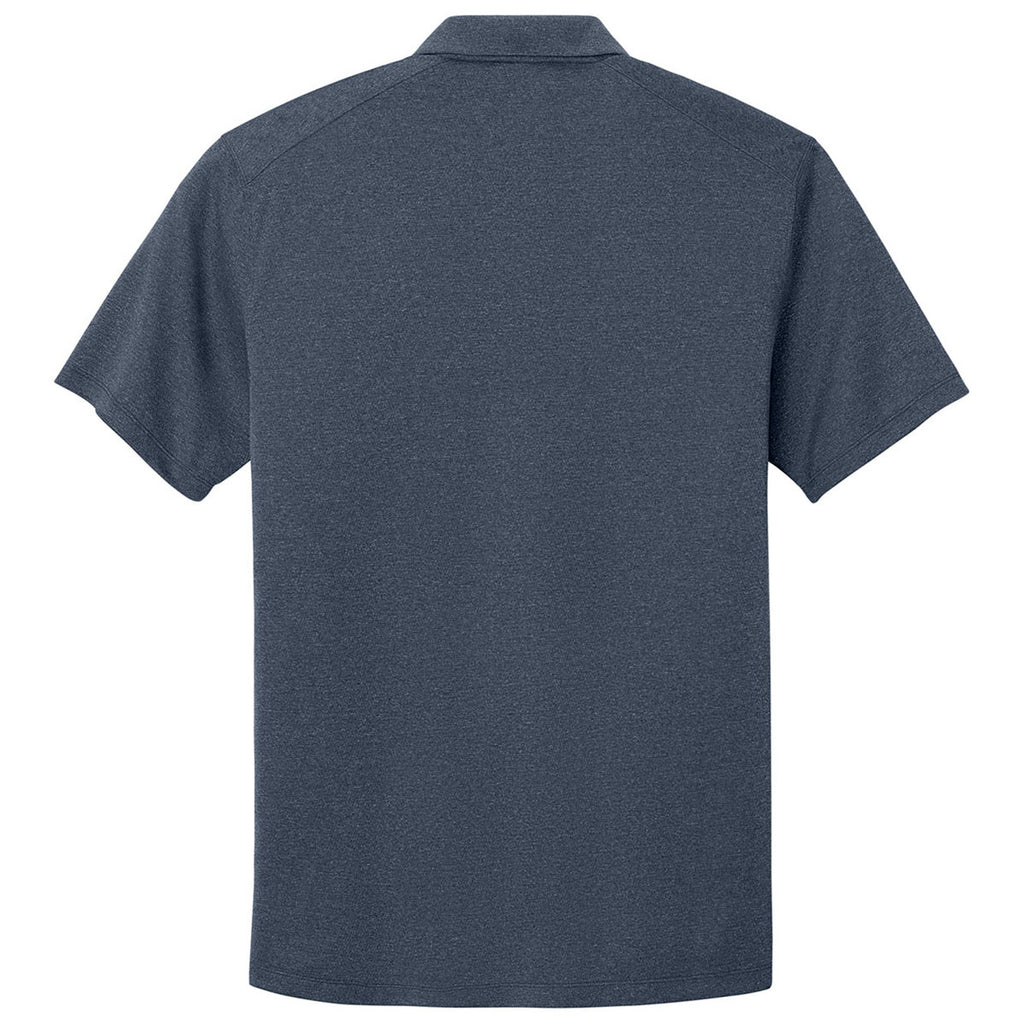 Nike Men's Navy Heather Dri-FIT Smooth Heather Polo
