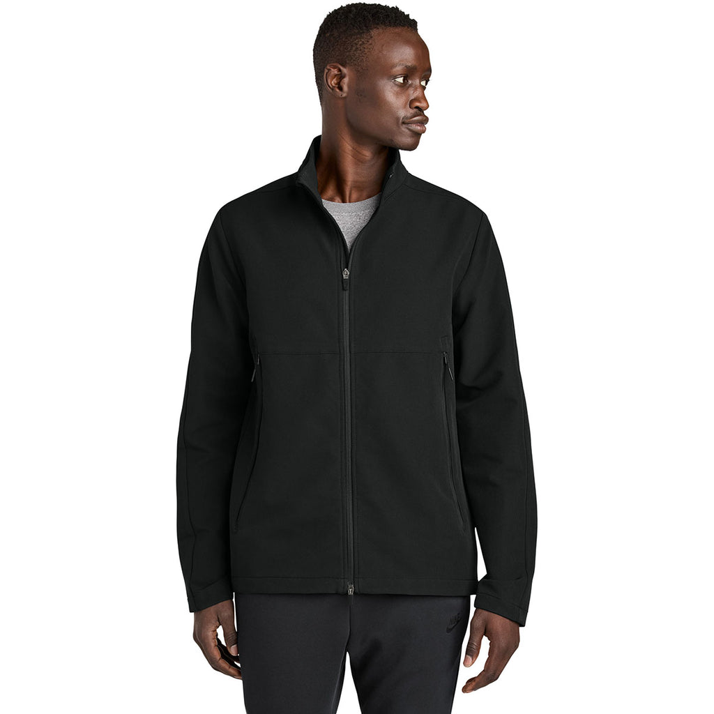 Nike Men's Black Full-Zip Soft Shell Jacket