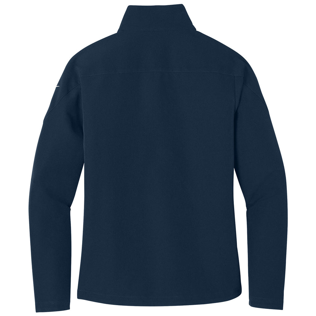 Nike Women's Navy Full-Zip Soft Shell Jacket