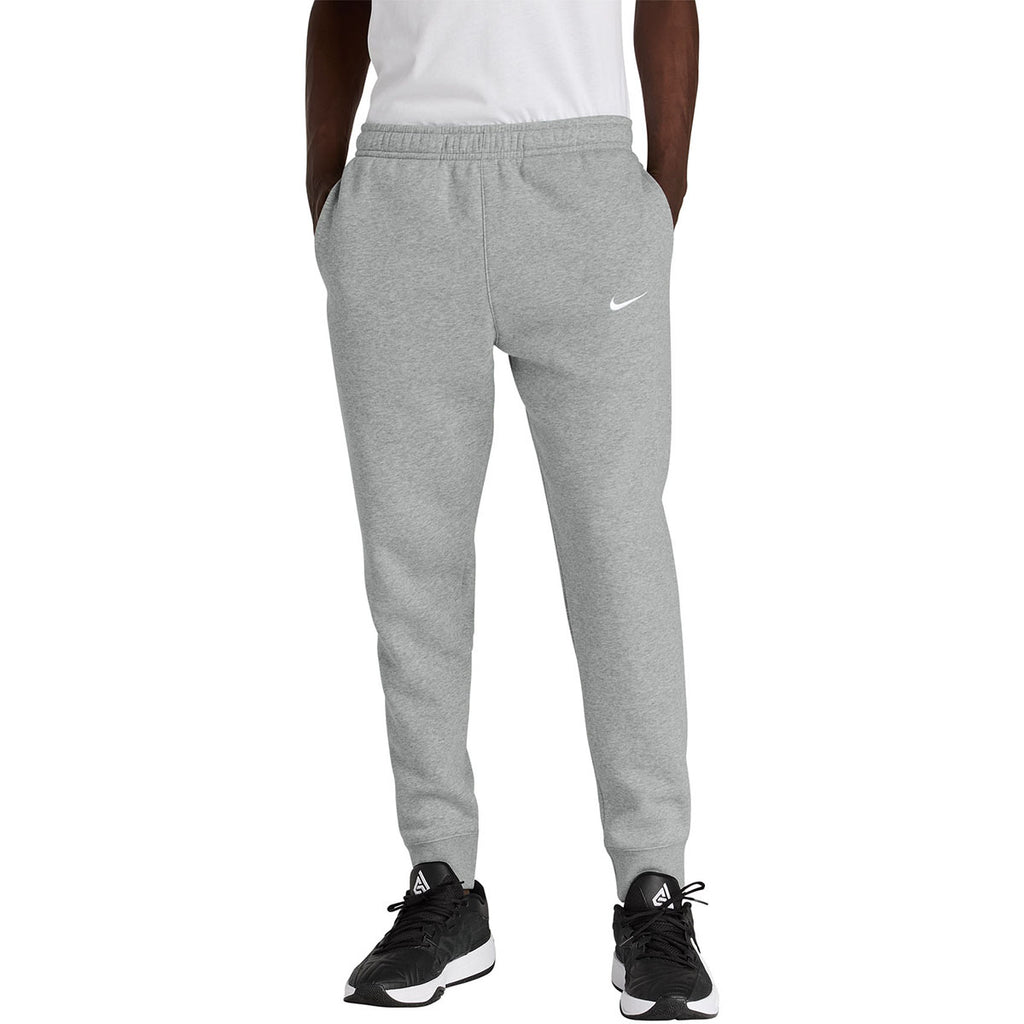 Nike Men's Dark Grey Heather Club Fleece Jogger