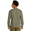 Next Level Men's Light Olive Heavyweight Long Sleeve Tee