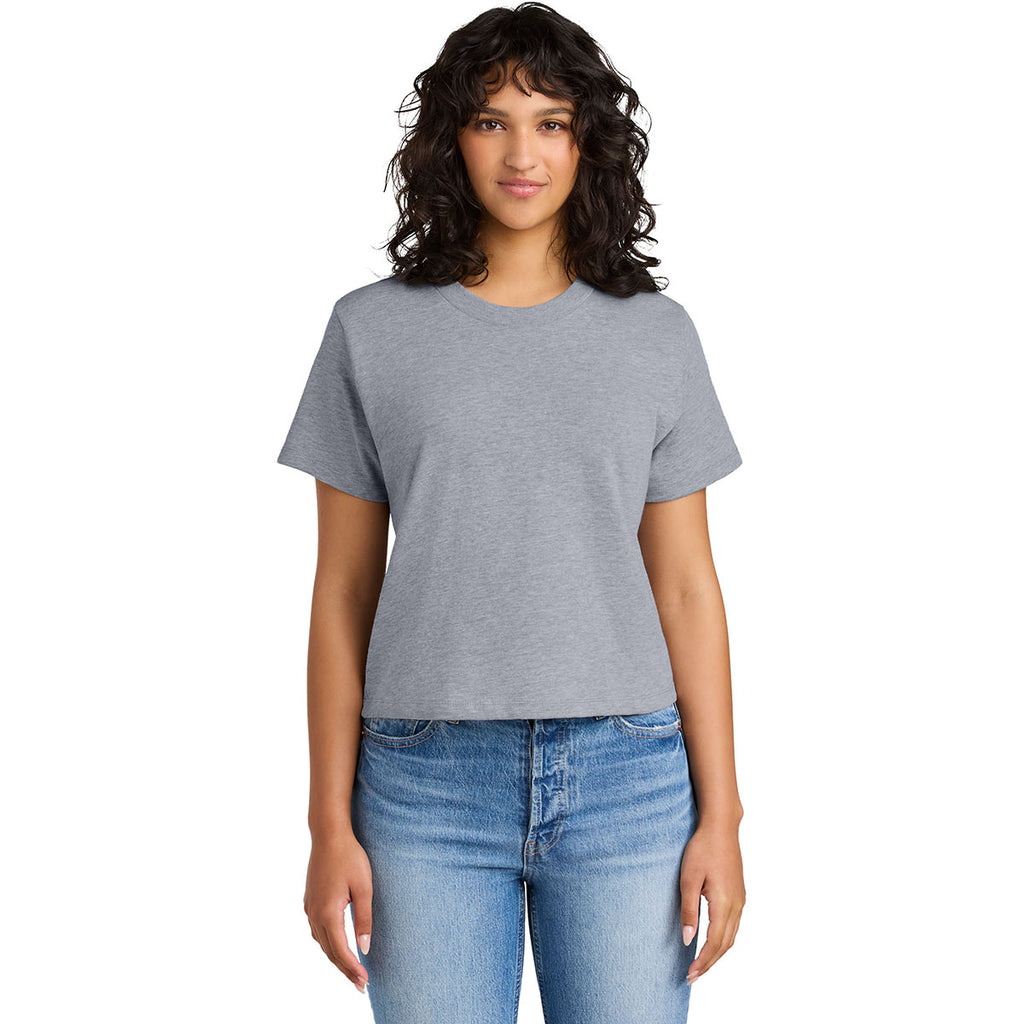 Next Level Women's Heather Gray Heavyweight Boxy Tee