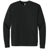 Next Level Men's Black Santa Barbara Pocket Sweatshirt