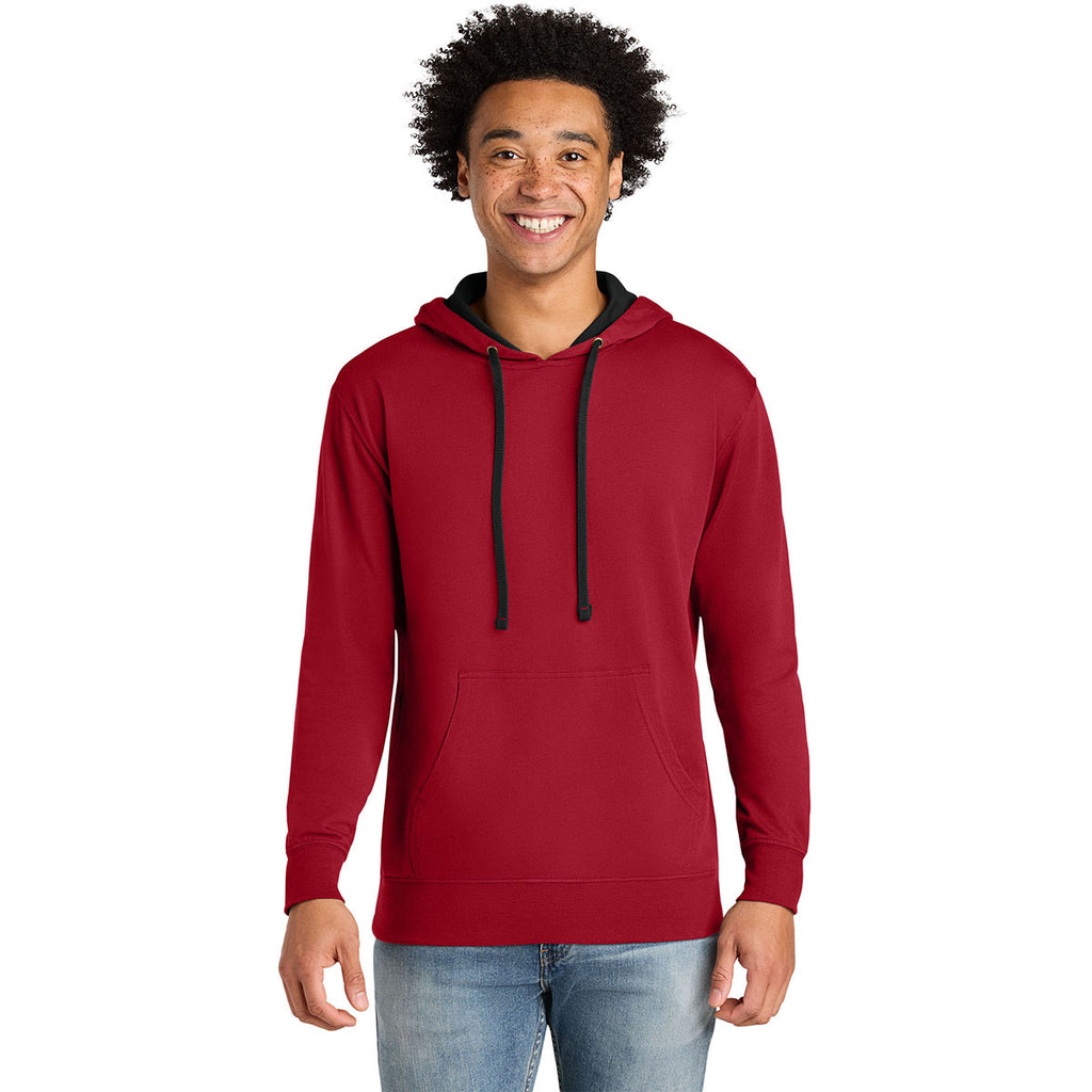 Next Level Men's Red/Black Laguna Hoodie