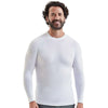 Onna Men's White Unstoppable Long Sleeve Fresh Underscrub Base Layer T-Shirt
