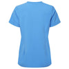 Onna Women's Ceil Blue Invisible V-Neck Stretch Scrub Top