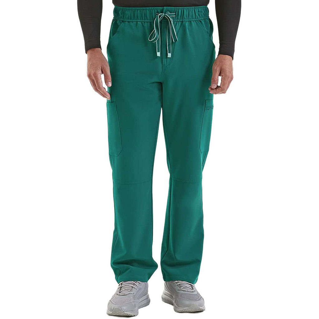 Onna Men's Clean Green Relentless Stretch Cargo Scrub Pants