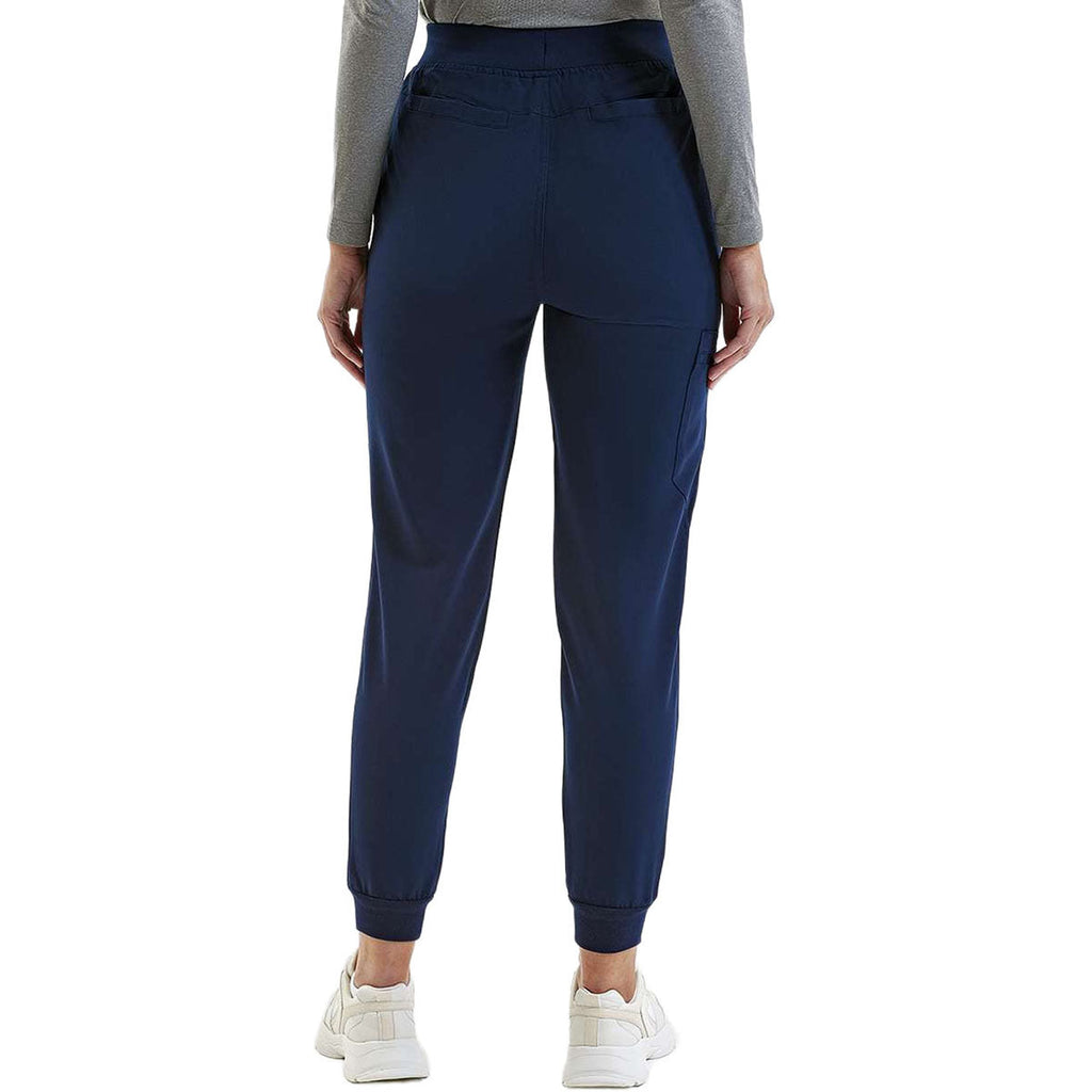 Onna Women's Navy Energized Stretch Jogger Scrub Pants