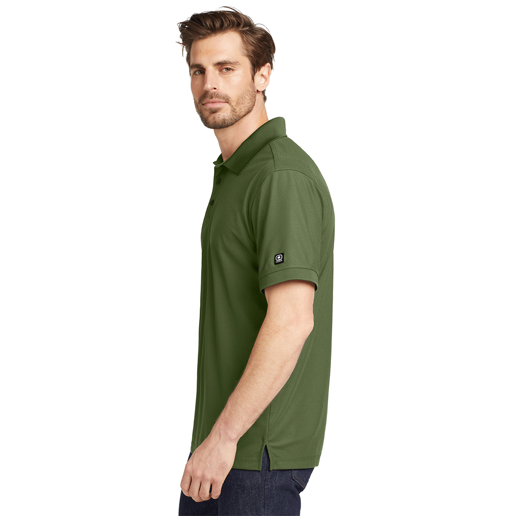 OGIO Men's Grit Green Caliber 2.0 Polo