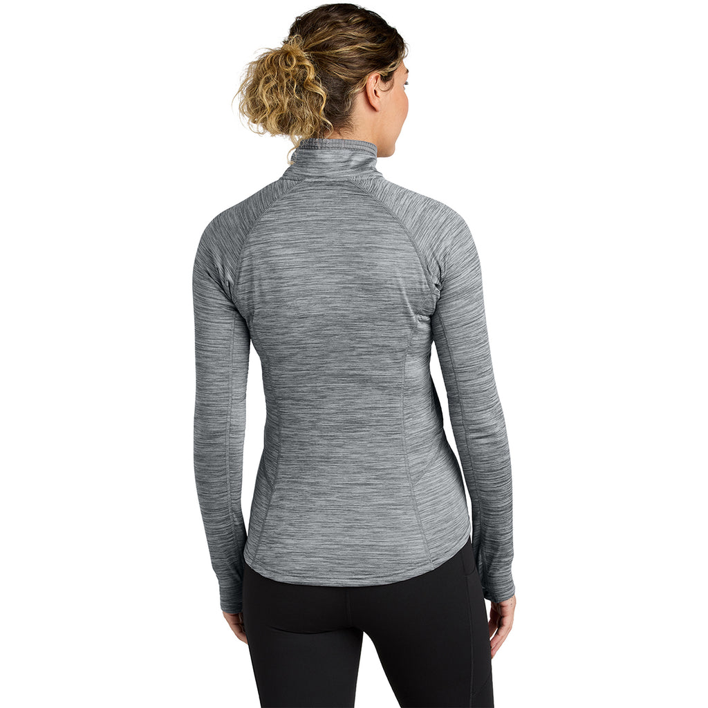 Outdoor Research Women's Grey Heather Tech Grid 1/4-Zip Fleece