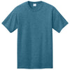 Port & Company Unisex Mountain Blue Heather CVC Tee