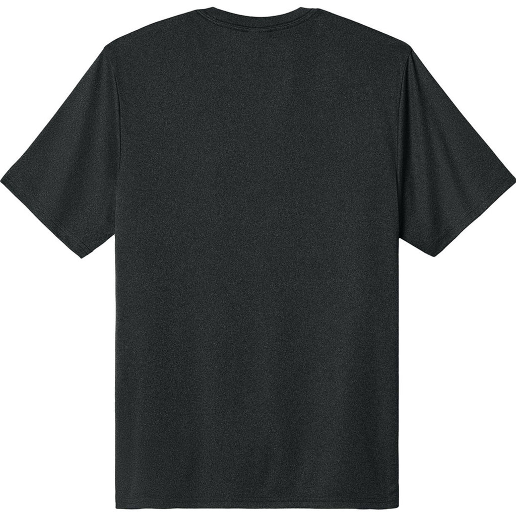 Port & Company Men's Black Heather Heather Performance Tee