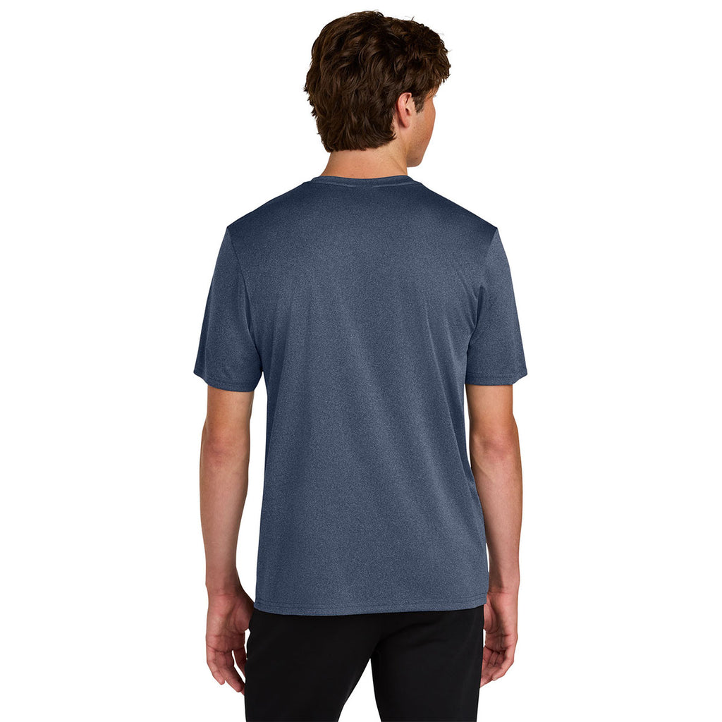 Port & Company Men's True Navy Heather Heather Performance Tee