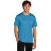 Port & Company Men's Turquoise Heather Heather Performance Tee