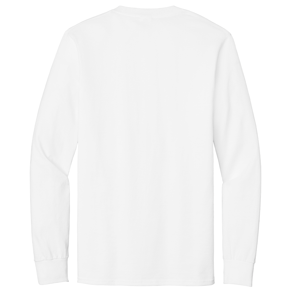 Port & Company Men's White Long Sleeve Essential Tee